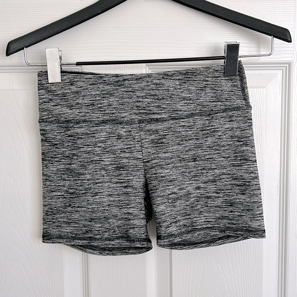 Vintage Hollister Heather Grey Workout Running Yoga Shorts with Small Key Pocket